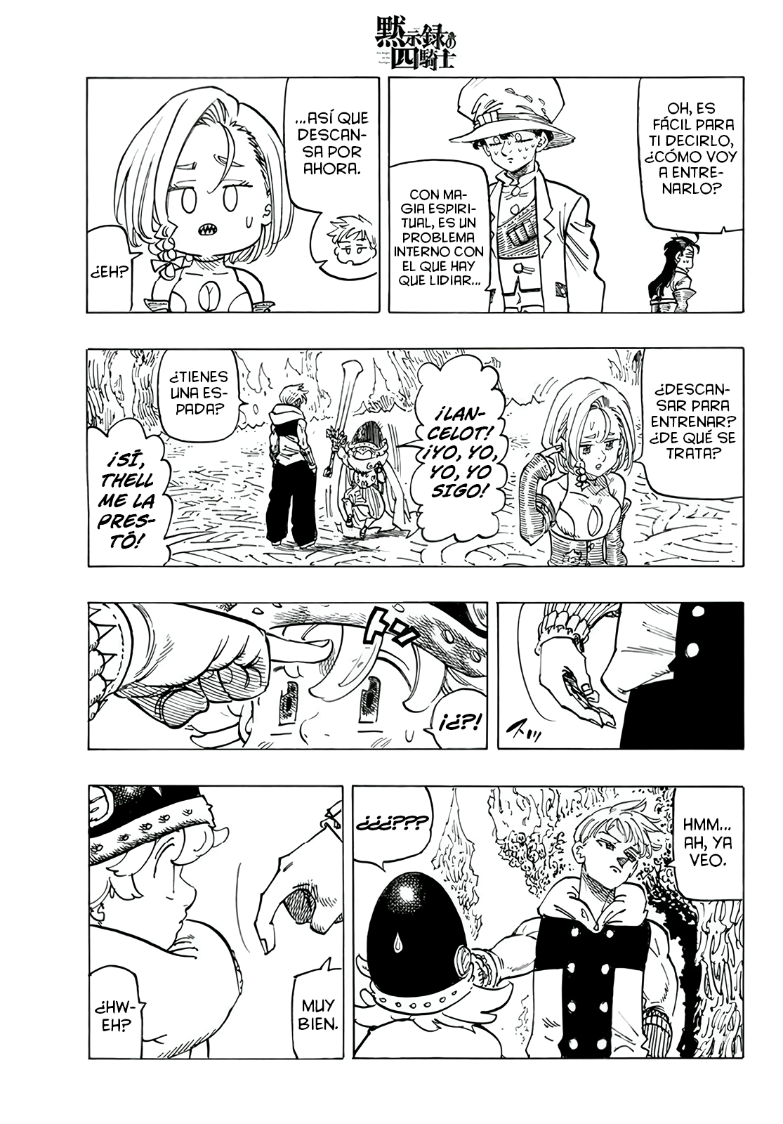 Mokushiroku no Yonkishi Capitulo 109: Una Semana de Pruebas página 13