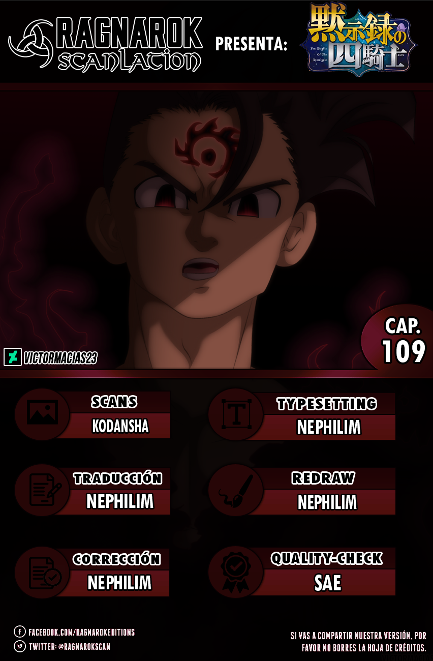Mokushiroku no Yonkishi Capitulo 109: Una Semana de Pruebas página 22