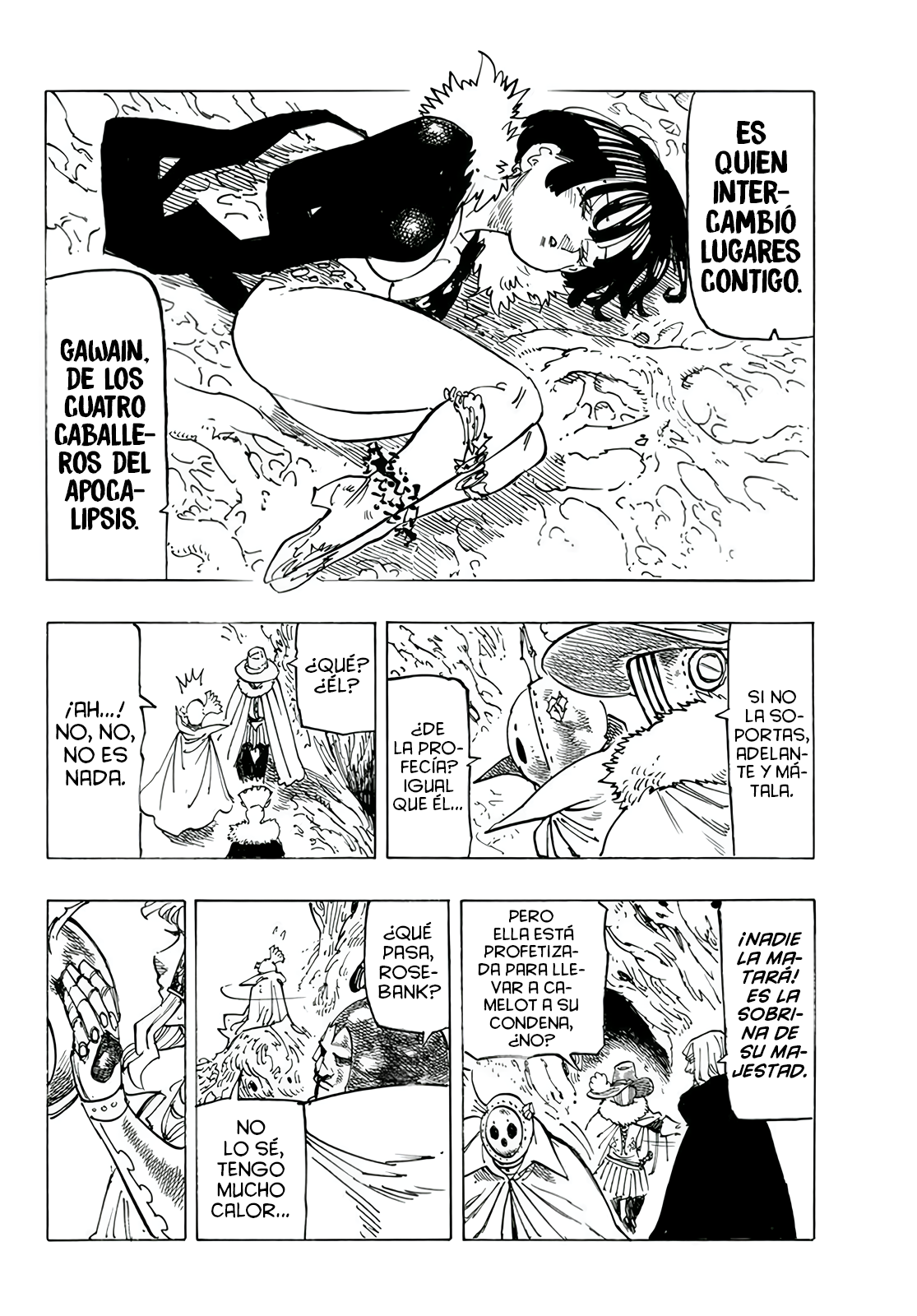 Mokushiroku no Yonkishi Capitulo 109: Una Semana de Pruebas página 4