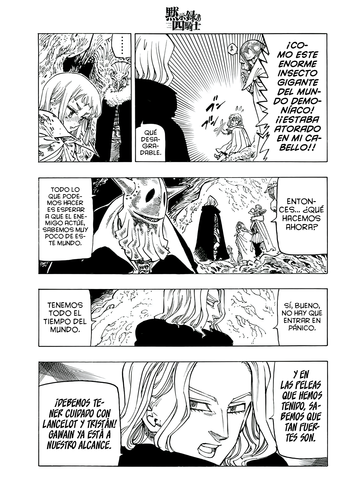 Mokushiroku no Yonkishi Capitulo 109: Una Semana de Pruebas página 7