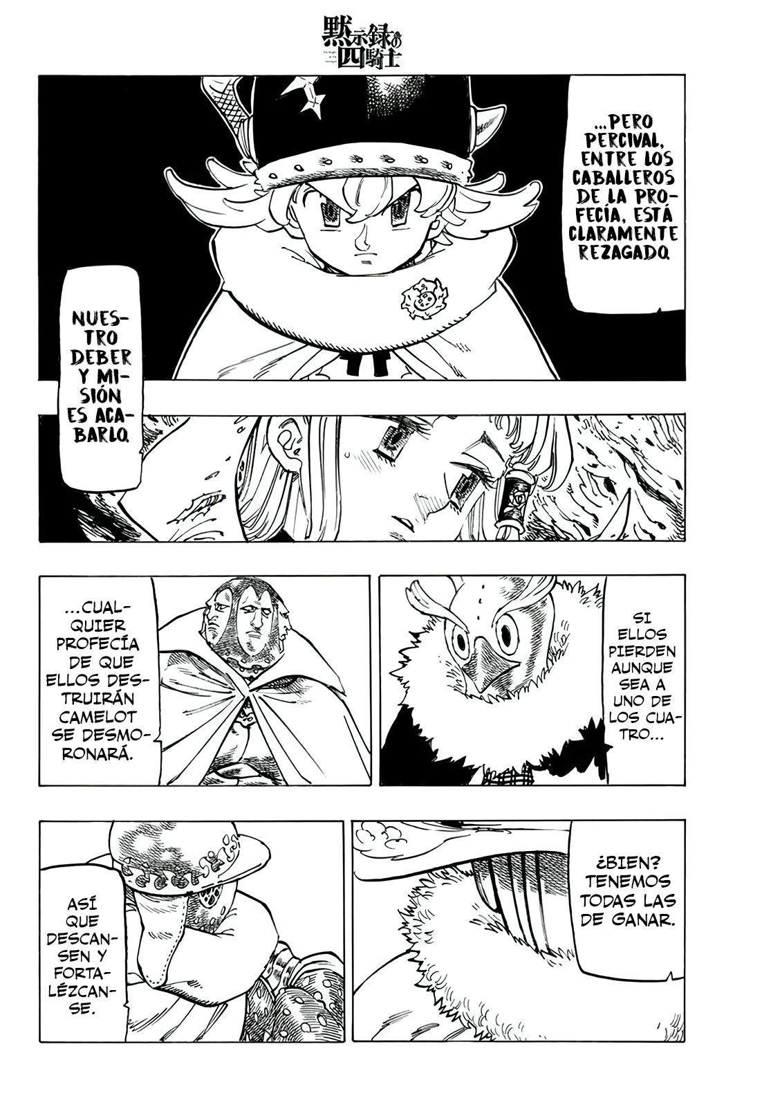 Mokushiroku no Yonkishi Capitulo 109: Una Semana de Pruebas página 8