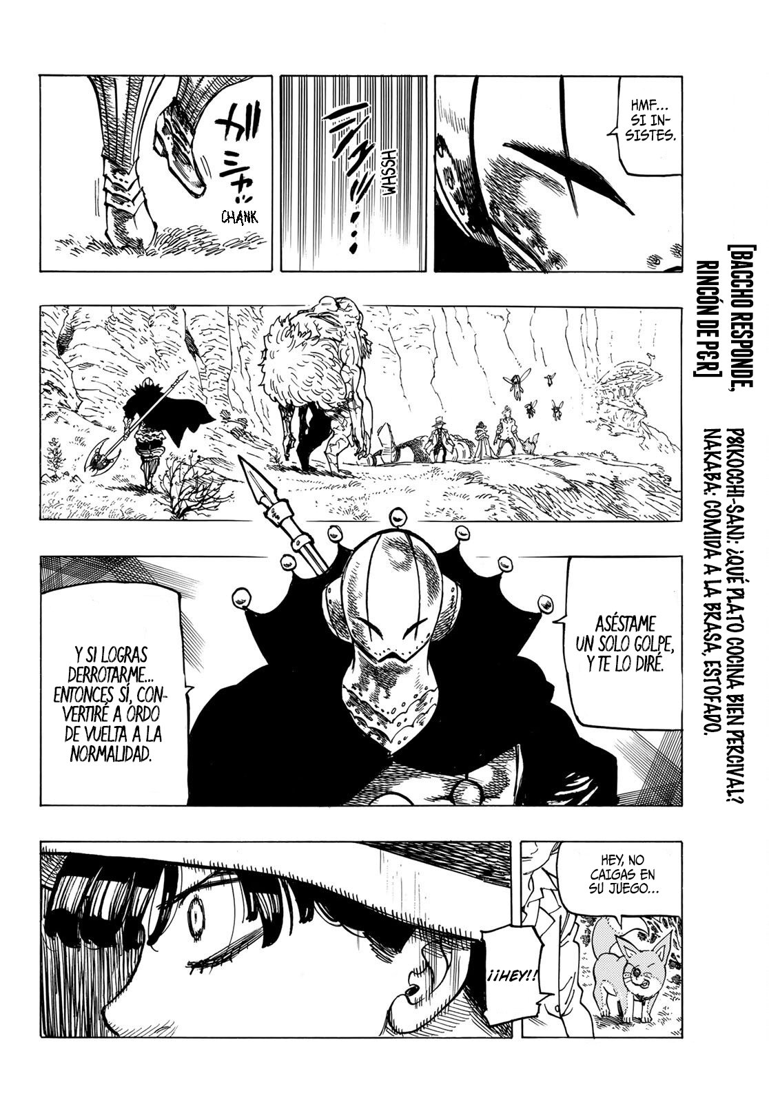 Mokushiroku no Yonkishi Capitulo 11: La ira de Percival página 9