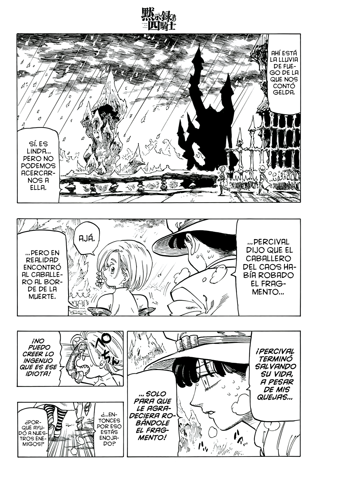 Mokushiroku no Yonkishi Capitulo 110: En Búsqueda de Fuerza página 12