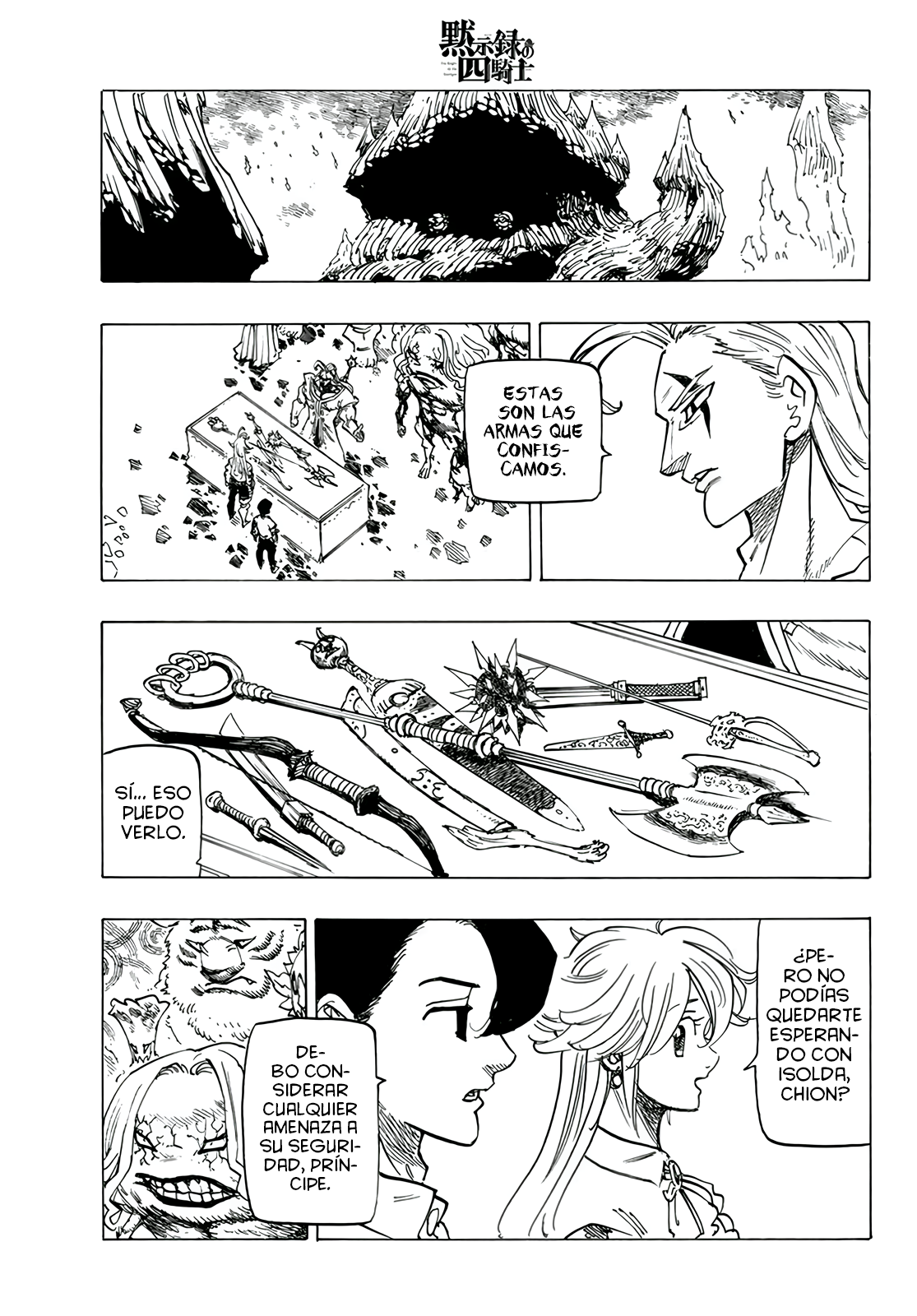 Mokushiroku no Yonkishi Capitulo 110: En Búsqueda de Fuerza página 17