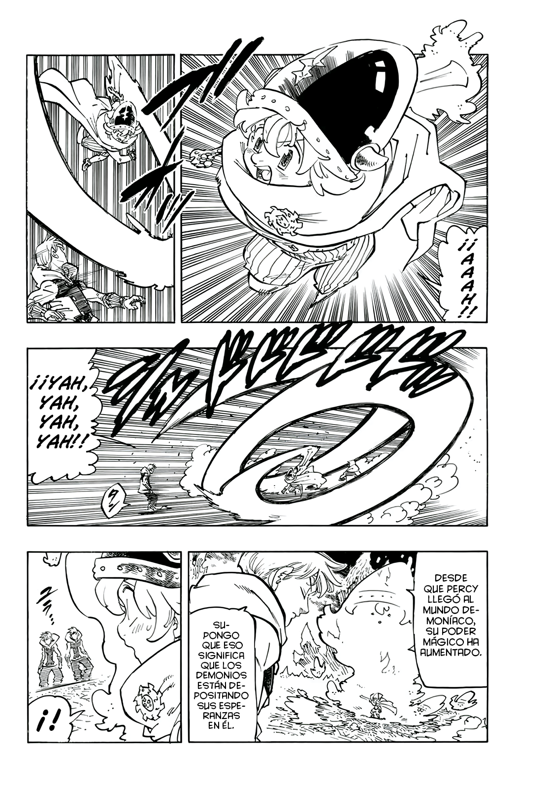 Mokushiroku no Yonkishi Capitulo 110: En Búsqueda de Fuerza página 4