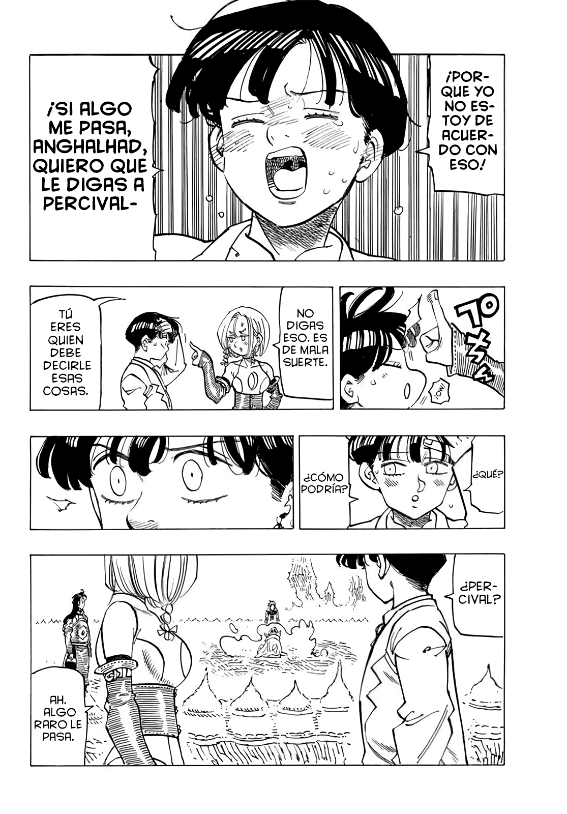 Mokushiroku no Yonkishi Capitulo 112: Corazones que Vacilan página 12