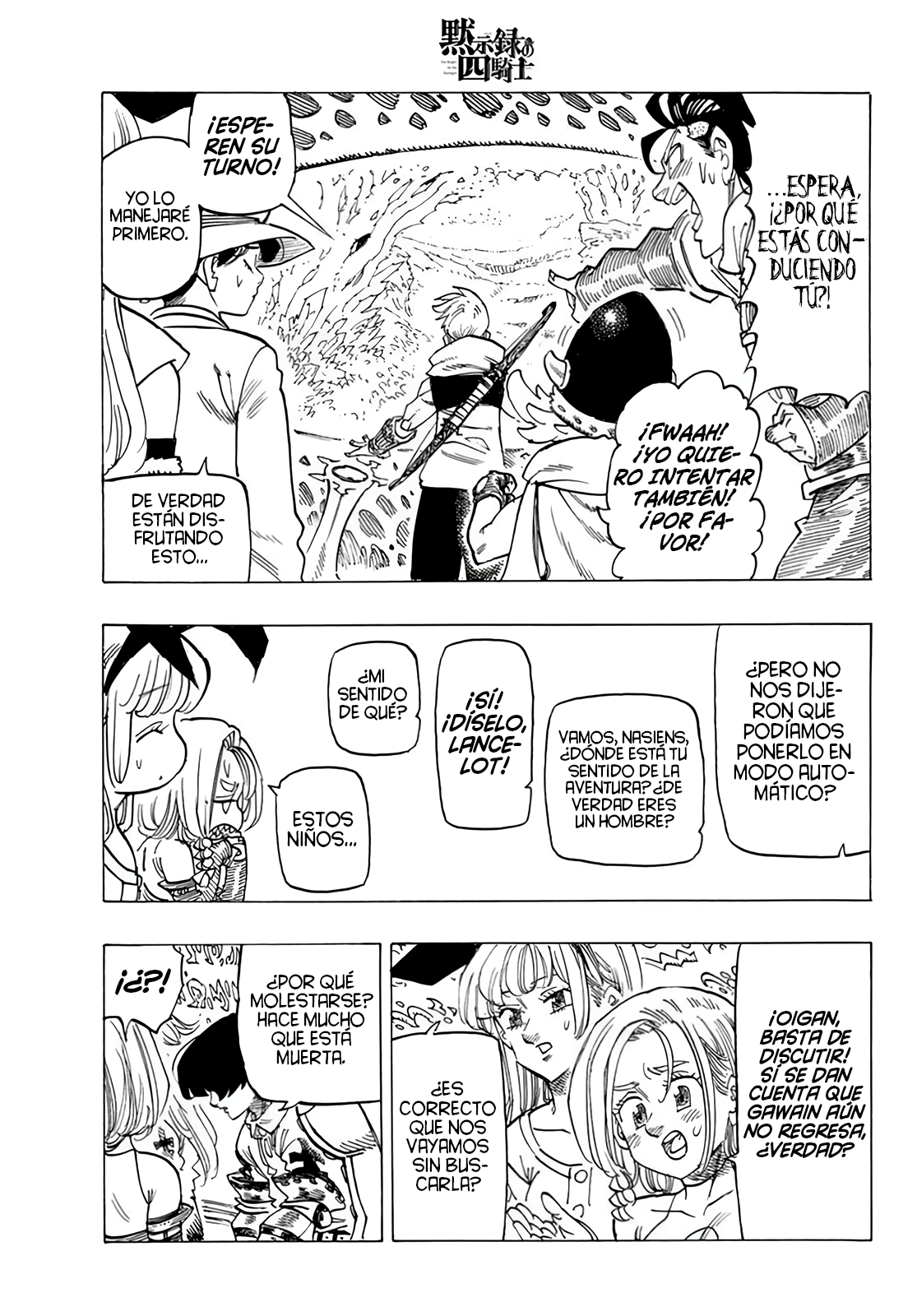 Mokushiroku no Yonkishi Capitulo 114: Comienza la Misión página 9