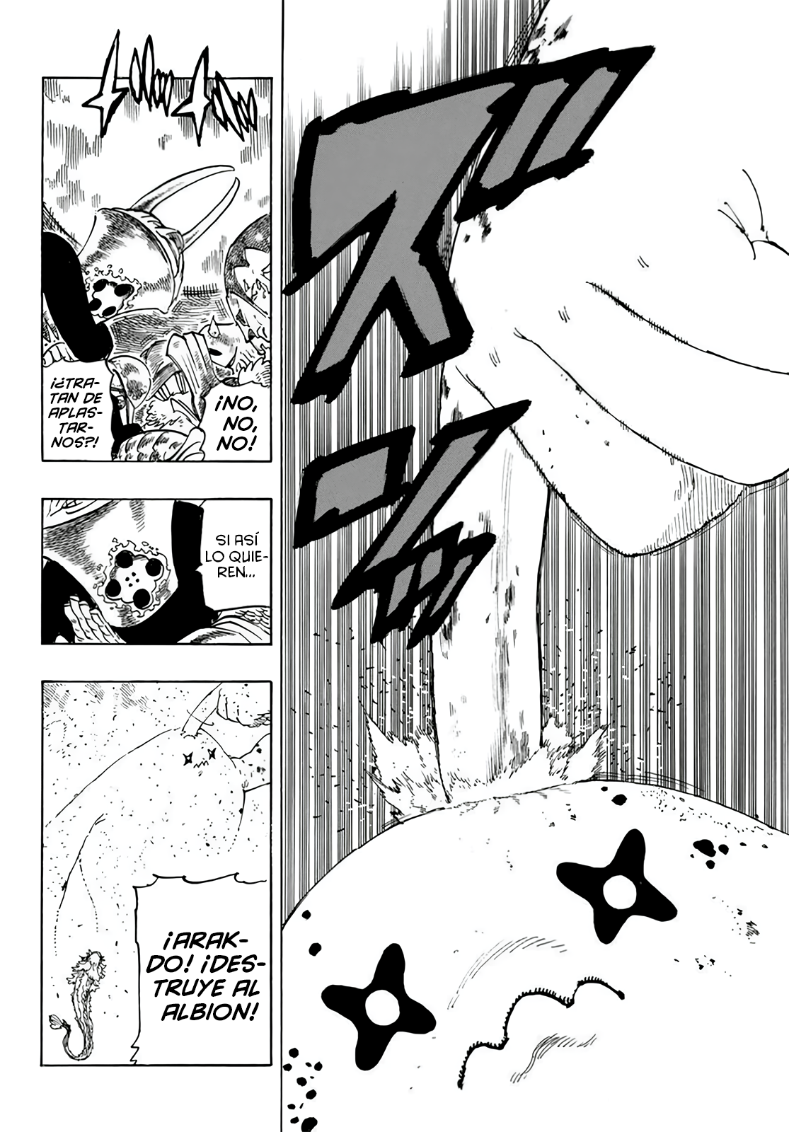 Mokushiroku no Yonkishi Capitulo 115: La Batalla del Albion página 6