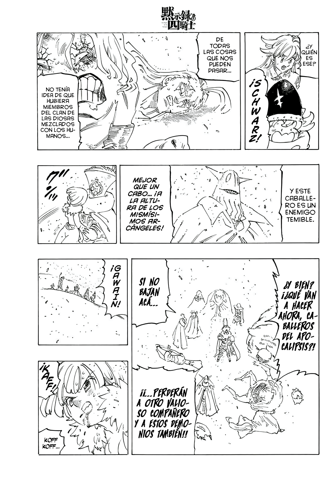 Mokushiroku no Yonkishi Capitulo 116: El Chico del Destino página 10