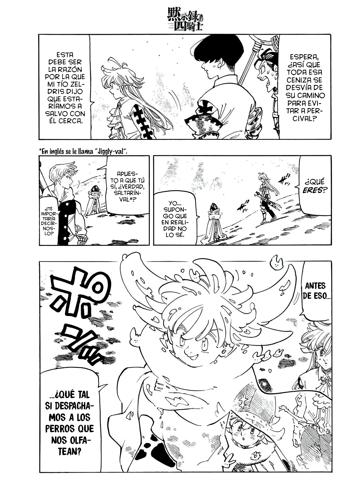 Mokushiroku no Yonkishi Capitulo 116: El Chico del Destino página 4