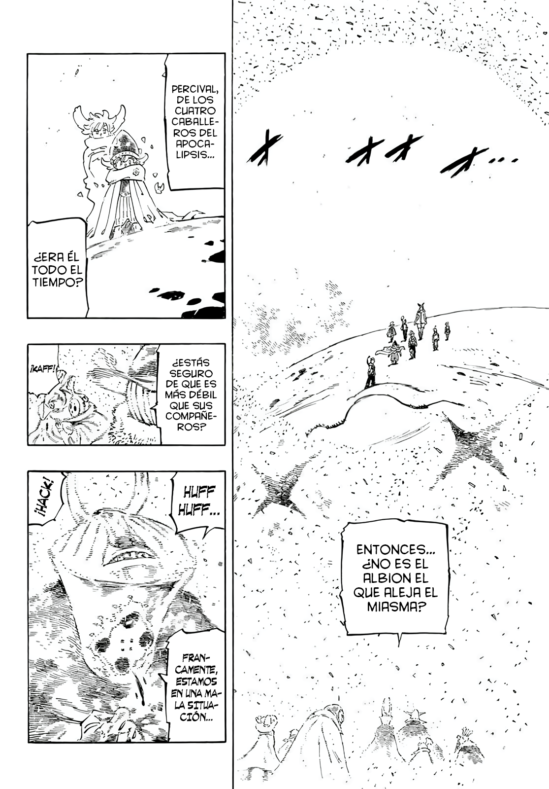 Mokushiroku no Yonkishi Capitulo 116: El Chico del Destino página 5