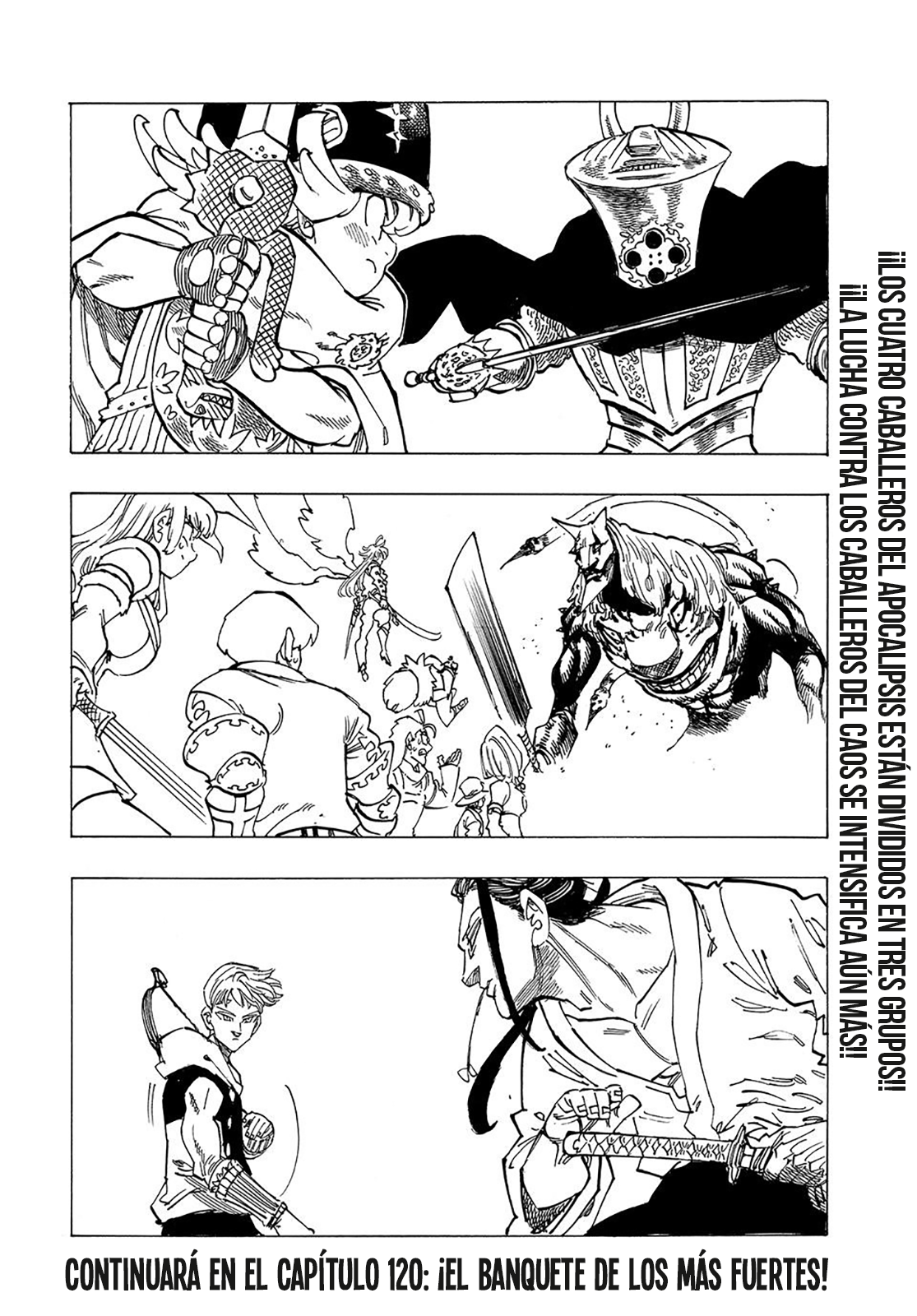 Mokushiroku no Yonkishi Capitulo 119: ¡Choque! ¡Choque! ¡Choque! página 21