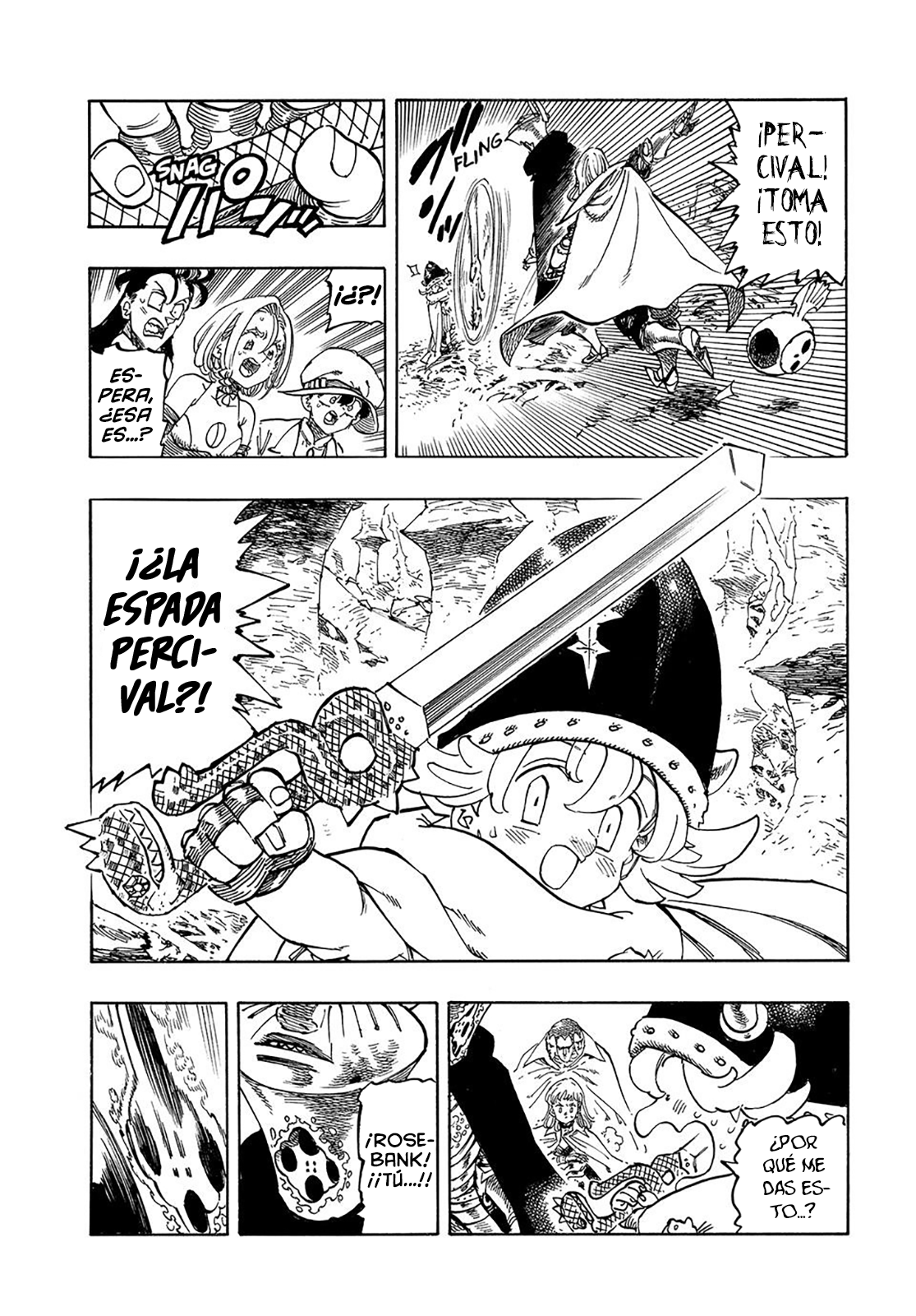 Mokushiroku no Yonkishi Capitulo 119: ¡Choque! ¡Choque! ¡Choque! página 4