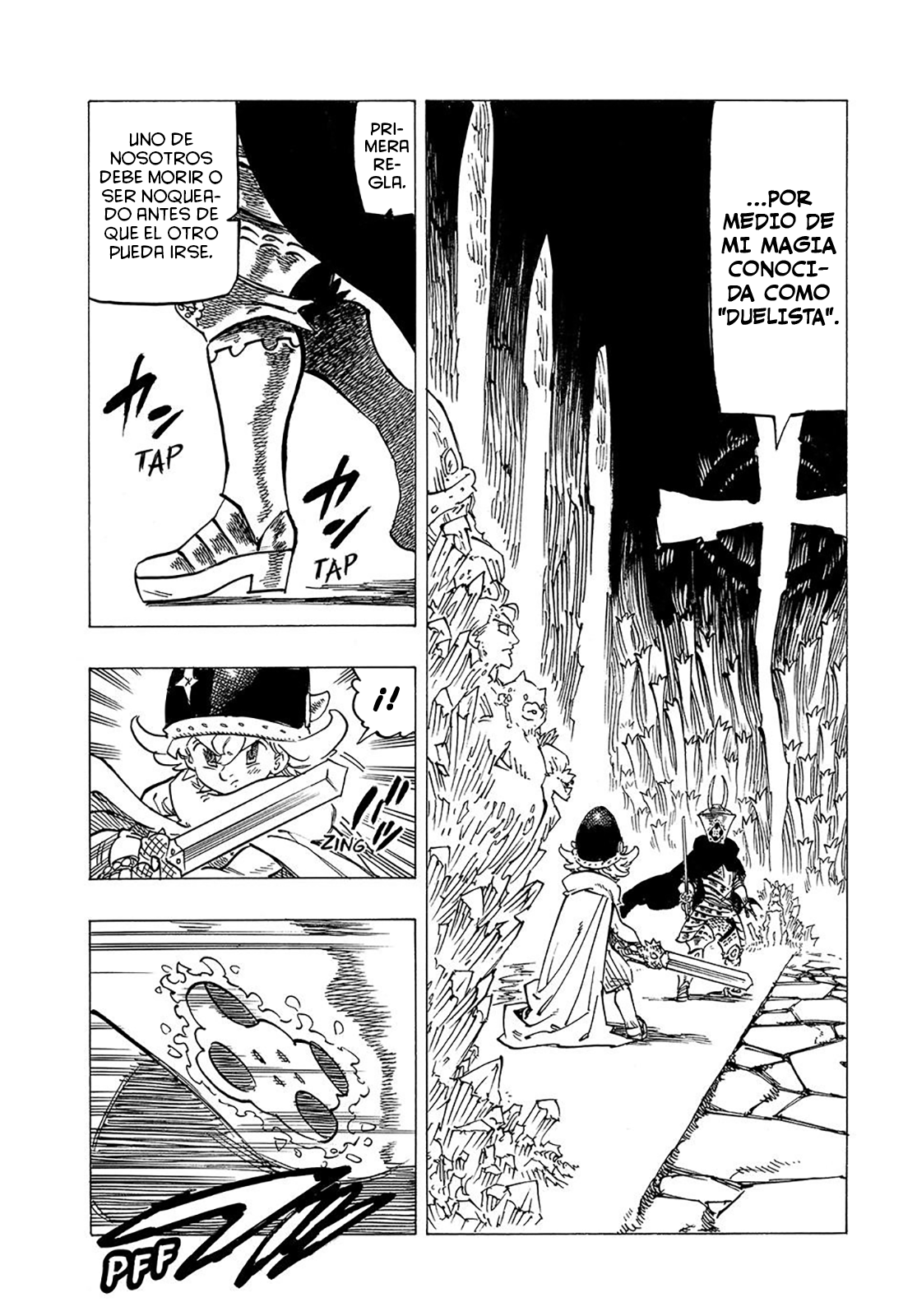 Mokushiroku no Yonkishi Capitulo 119: ¡Choque! ¡Choque! ¡Choque! página 8