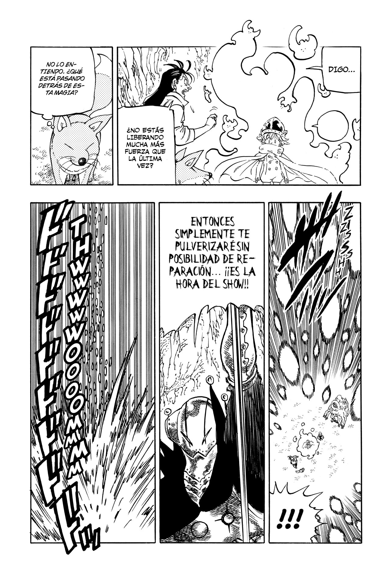 Mokushiroku no Yonkishi Capitulo 12: ¡¡Es la hora del show!! página 8