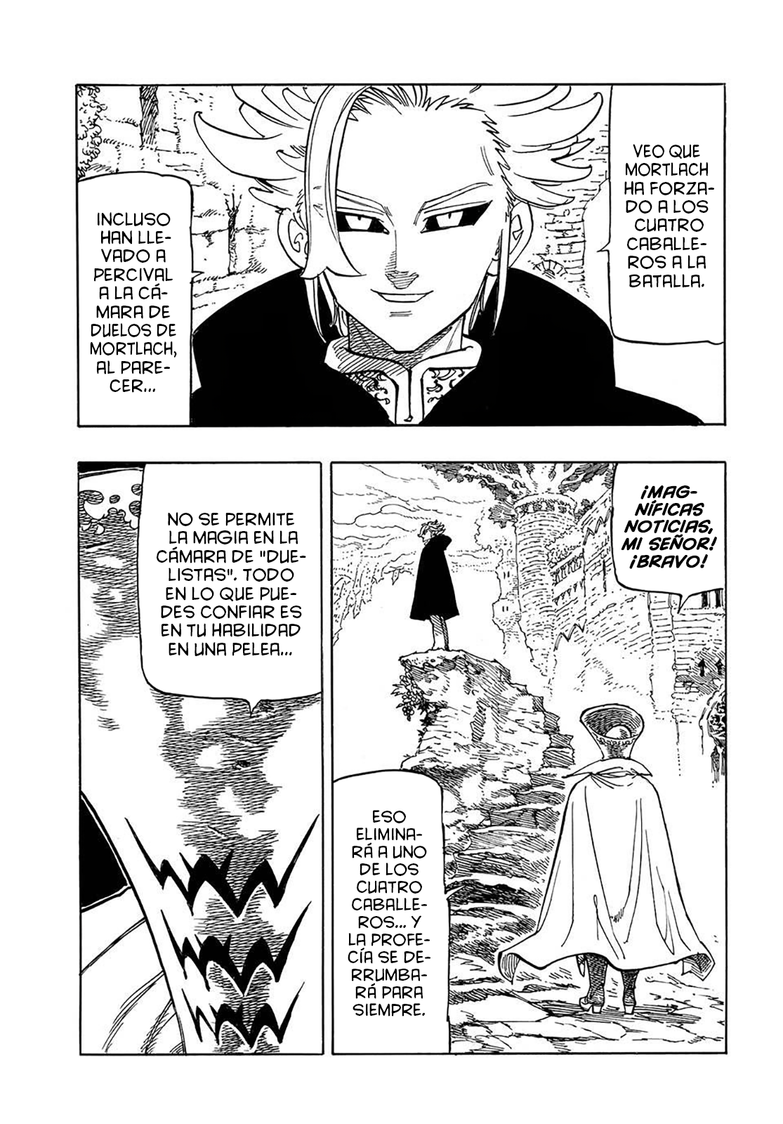 Mokushiroku no Yonkishi Capitulo 120: El Banquete de los más Fuertes página 3