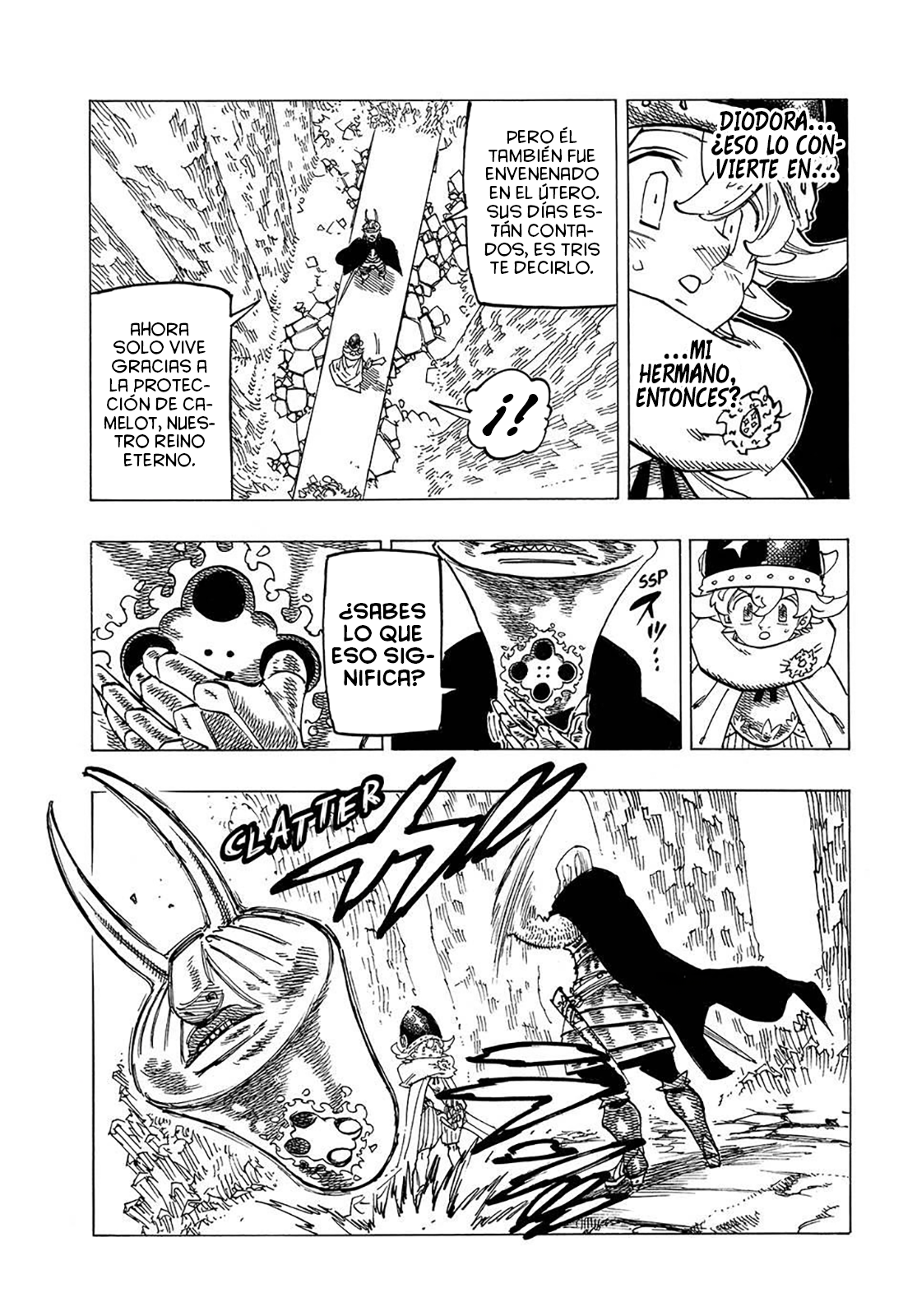 Mokushiroku no Yonkishi Capitulo 120: El Banquete de los más Fuertes página 9
