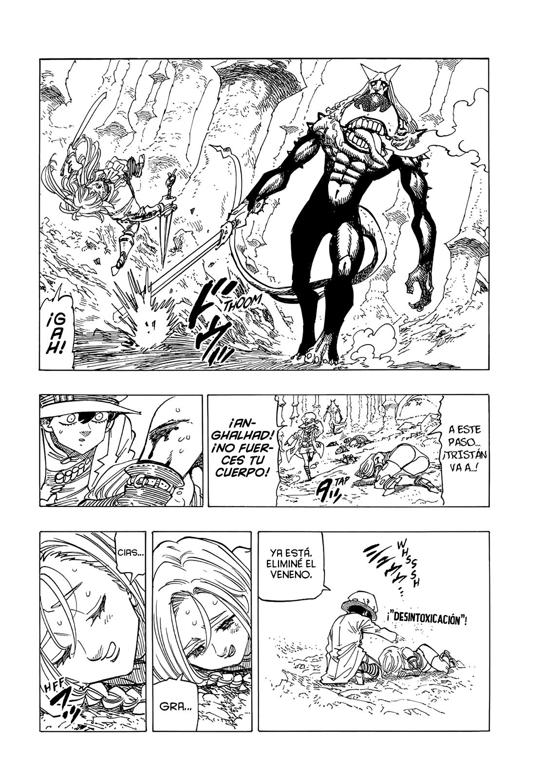 Mokushiroku no Yonkishi Capitulo 122: Fracasados página 8