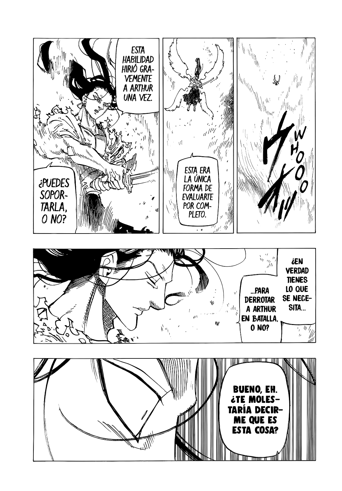Mokushiroku no Yonkishi Capitulo 125: El Caballero de la Guerra página 8