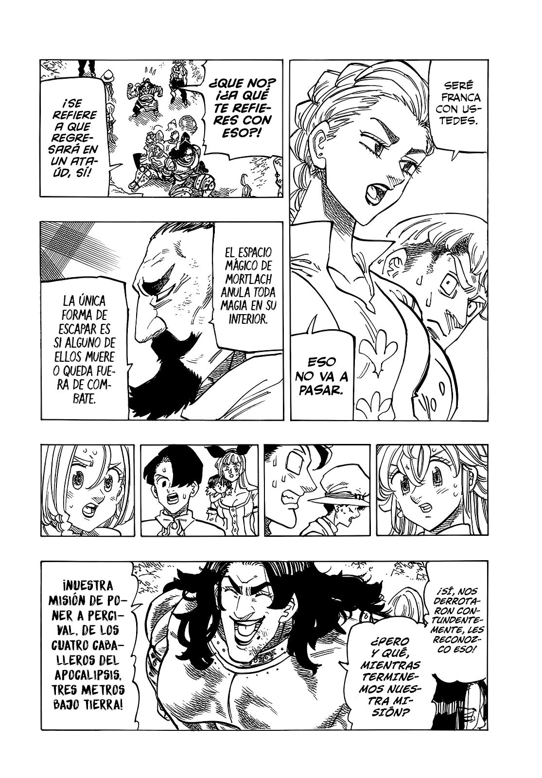 Mokushiroku no Yonkishi Capitulo 126: Oración página 8