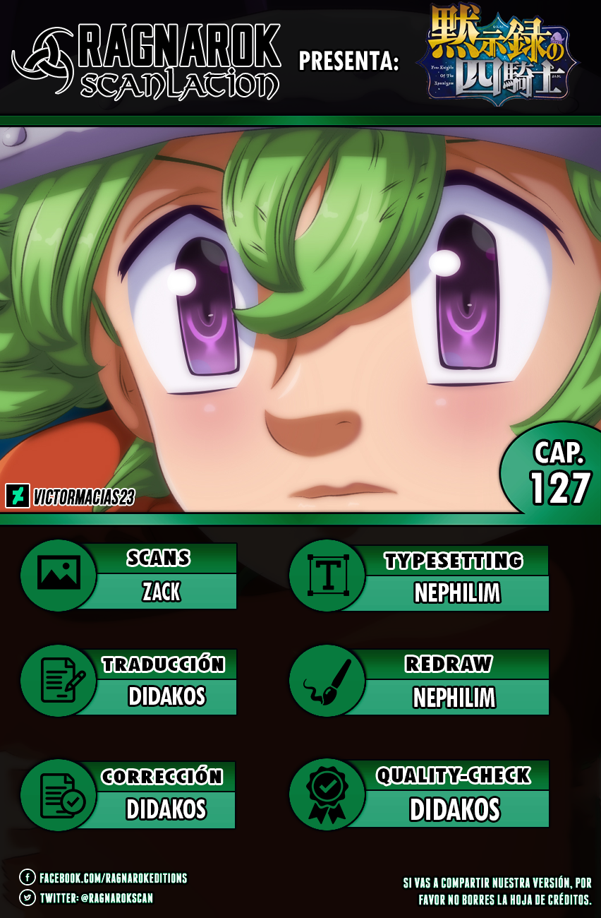 Mokushiroku no Yonkishi Capitulo 127 página 20