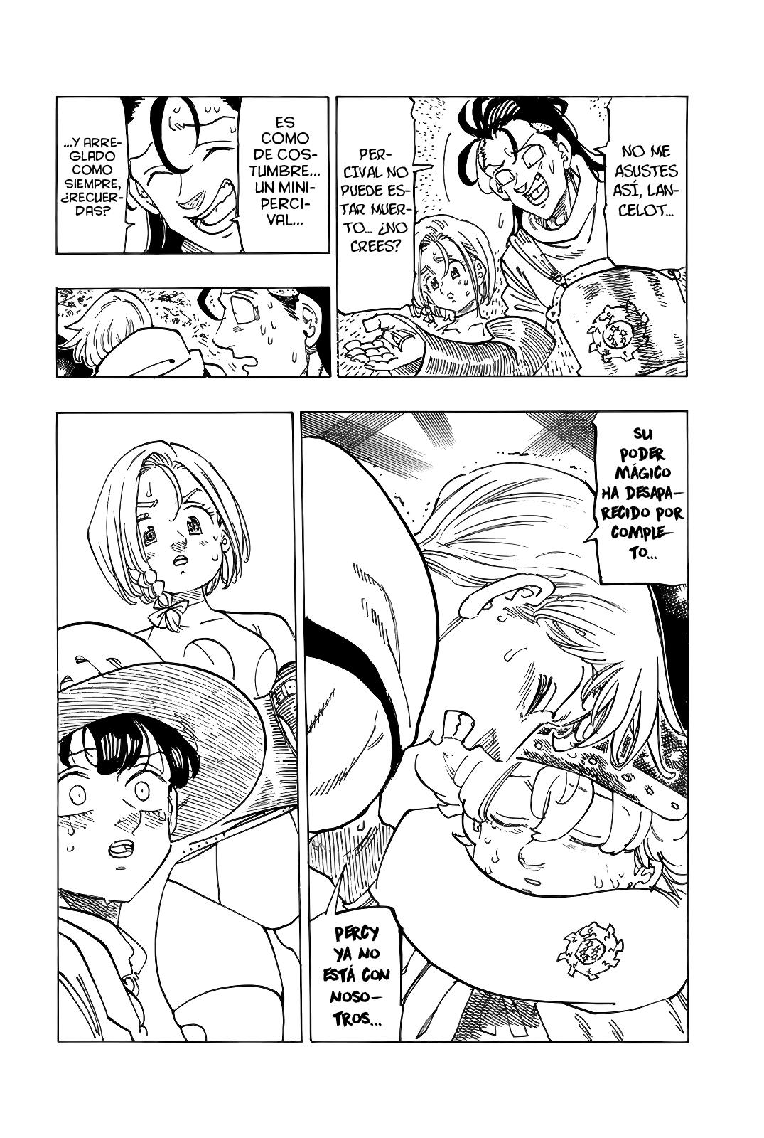 Mokushiroku no Yonkishi Capitulo 128: El día que te fuiste página 12