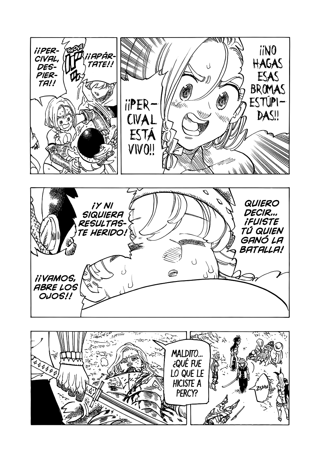 Mokushiroku no Yonkishi Capitulo 128: El día que te fuiste página 13