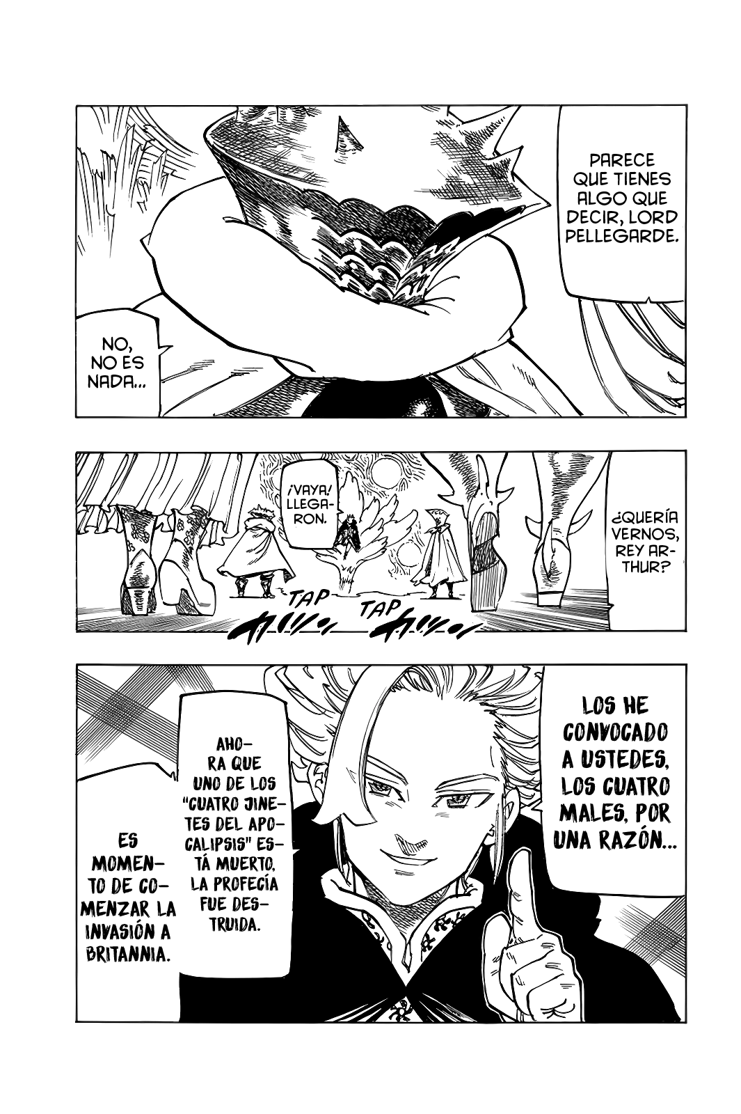 Mokushiroku no Yonkishi Capitulo 128: El día que te fuiste página 17