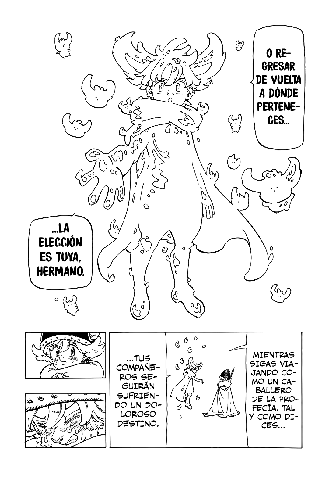 Mokushiroku no Yonkishi Capitulo 128: El día que te fuiste página 8