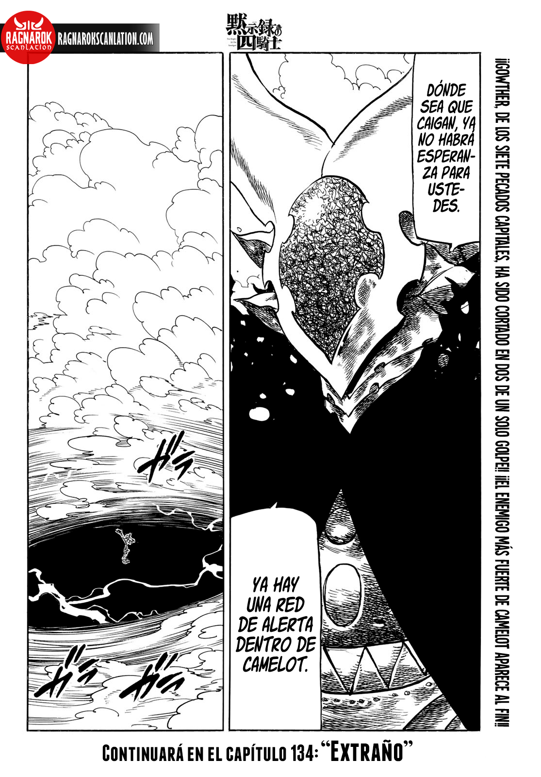 Mokushiroku no Yonkishi Capitulo 133: Cortados en dos página 19