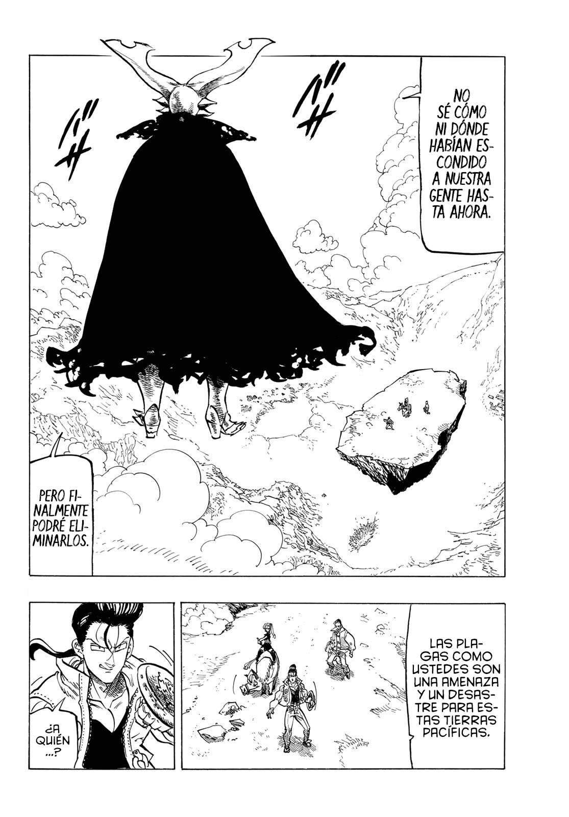 Mokushiroku no Yonkishi Capitulo 133: Cortados en dos página 3