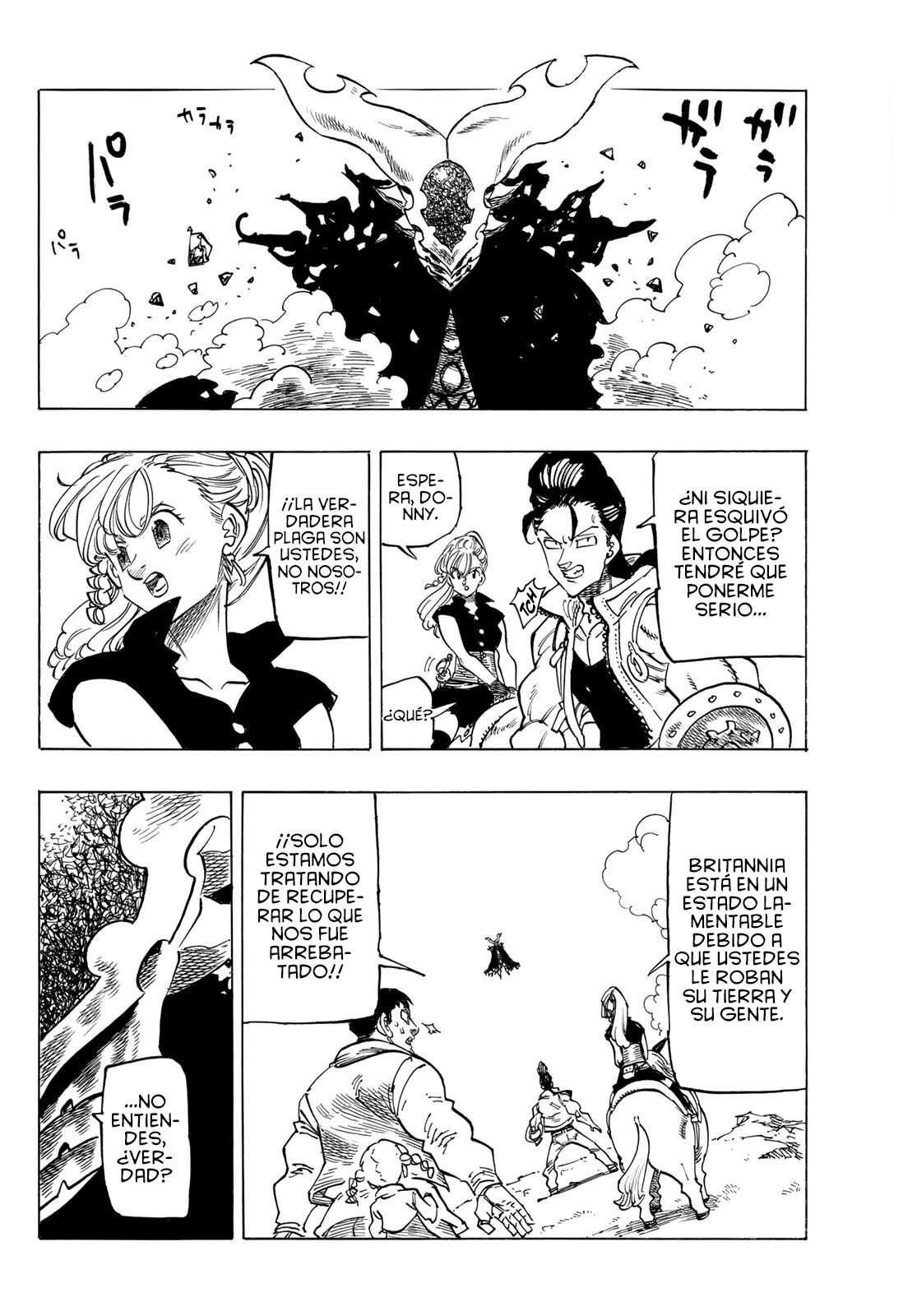 Mokushiroku no Yonkishi Capitulo 133: Cortados en dos página 5
