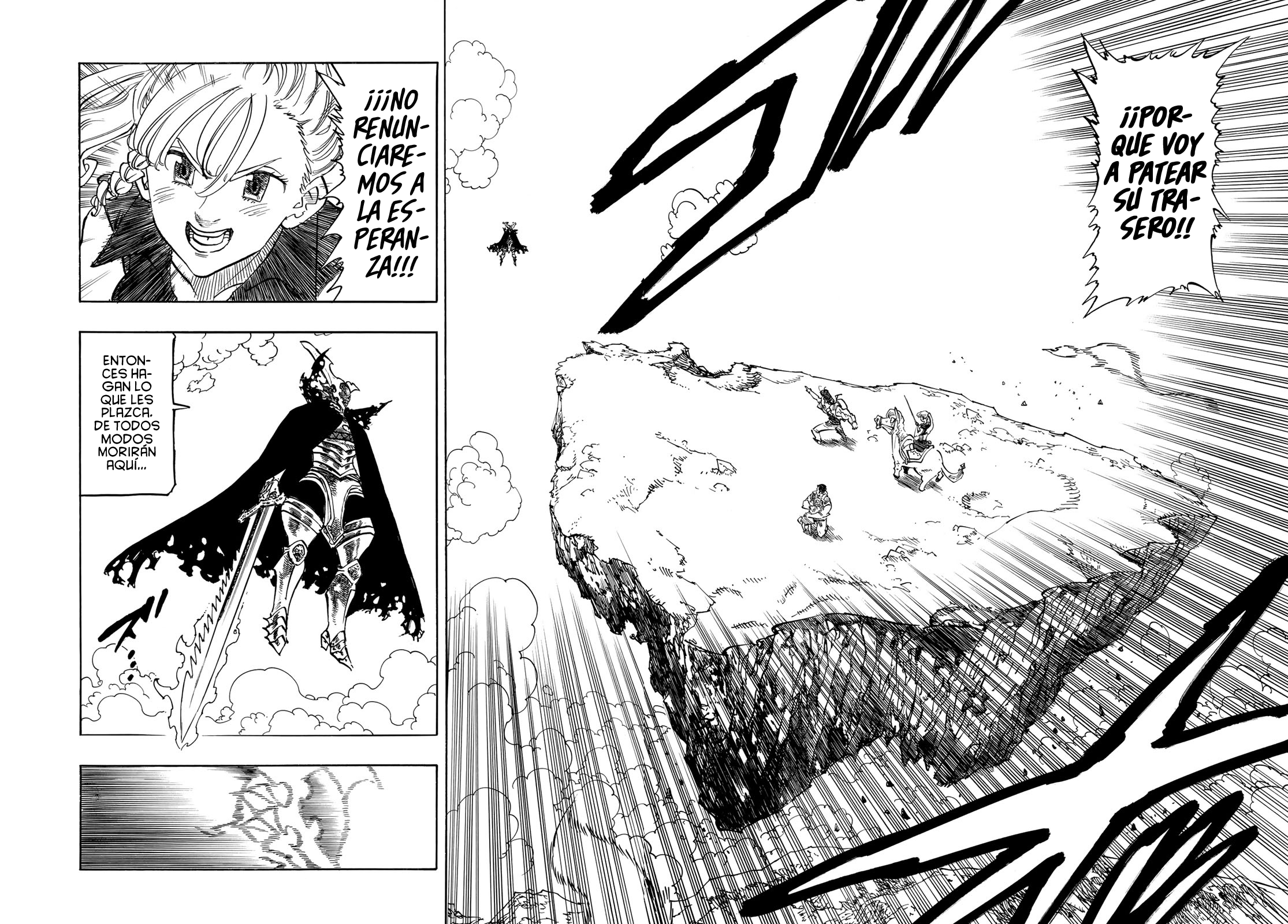 Mokushiroku no Yonkishi Capitulo 133: Cortados en dos página 7