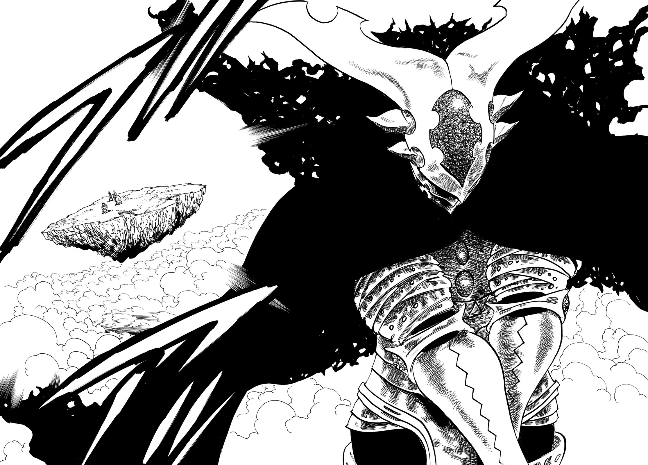 Mokushiroku no Yonkishi Capitulo 133: Cortados en dos página 8