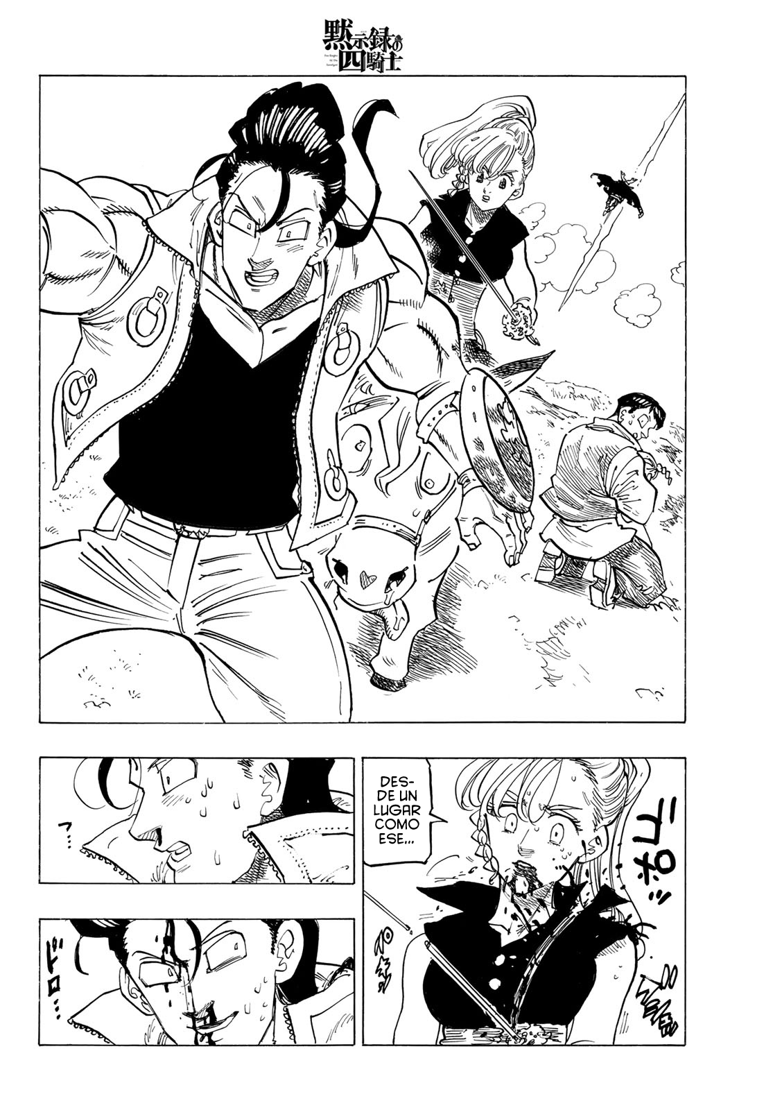 Mokushiroku no Yonkishi Capitulo 133: Cortados en dos página 9
