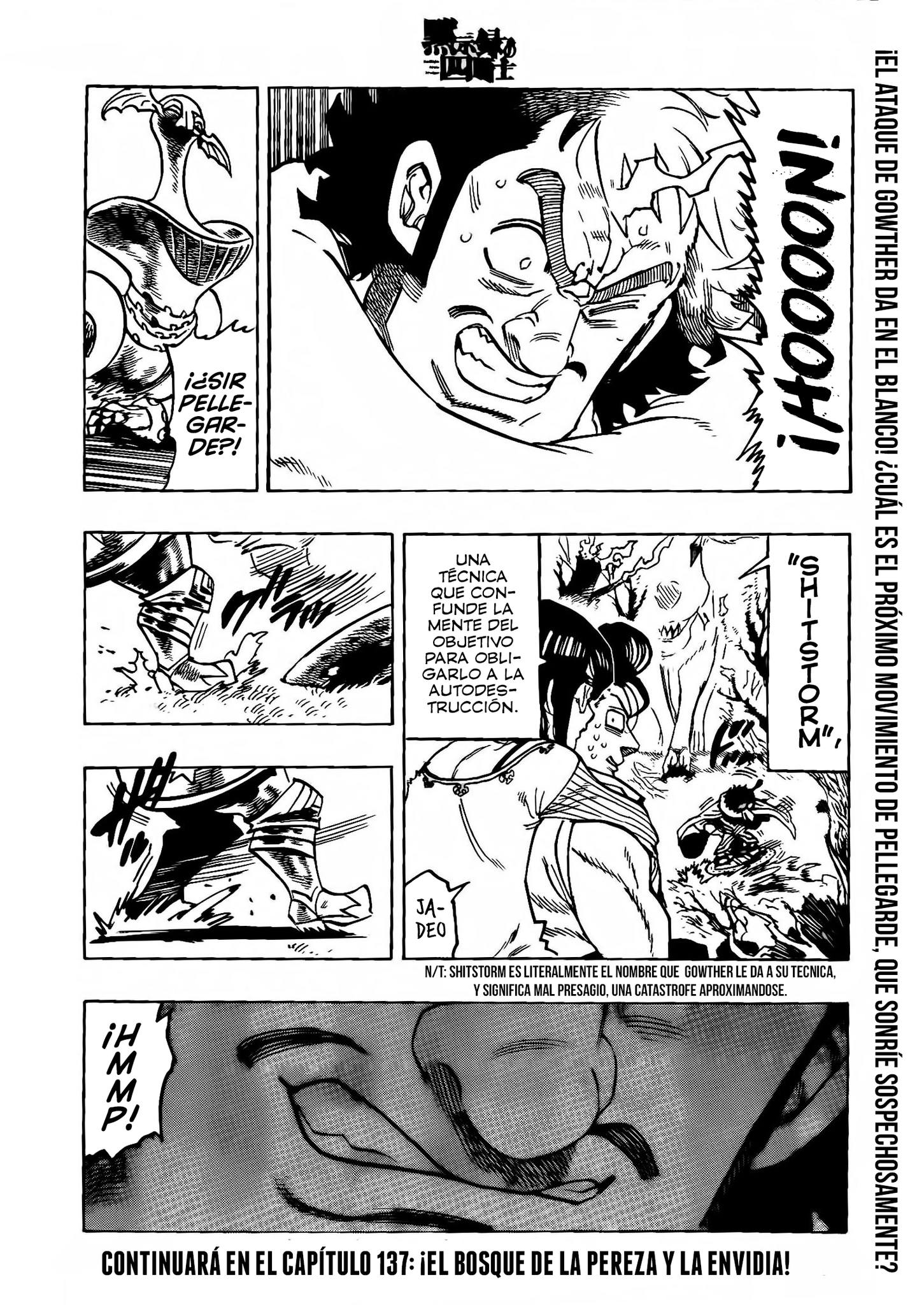 Mokushiroku no Yonkishi Capitulo 136: La red que avanza página 15