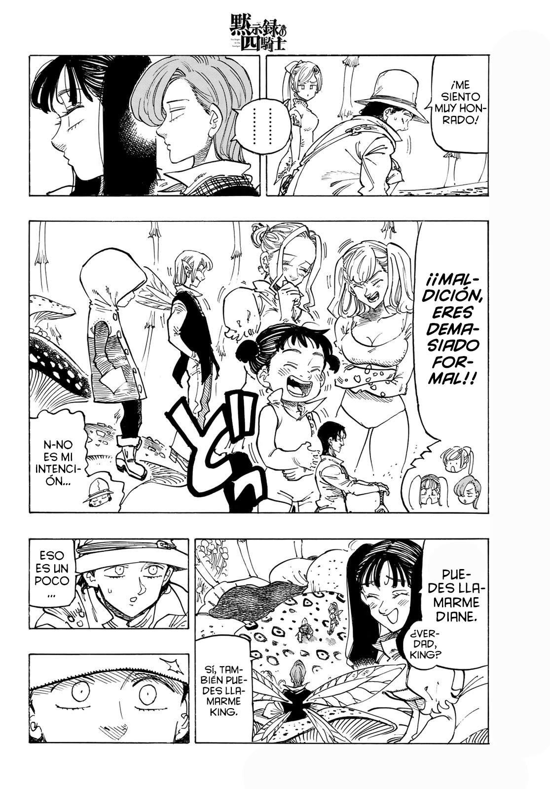 Mokushiroku no Yonkishi Capitulo 138: Nasiens en el bosque del rey de las hadas página 13