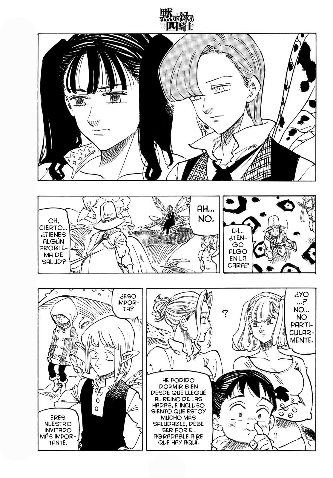 Mokushiroku no Yonkishi Capitulo 138: Nasiens en el bosque del rey de las hadas página 14