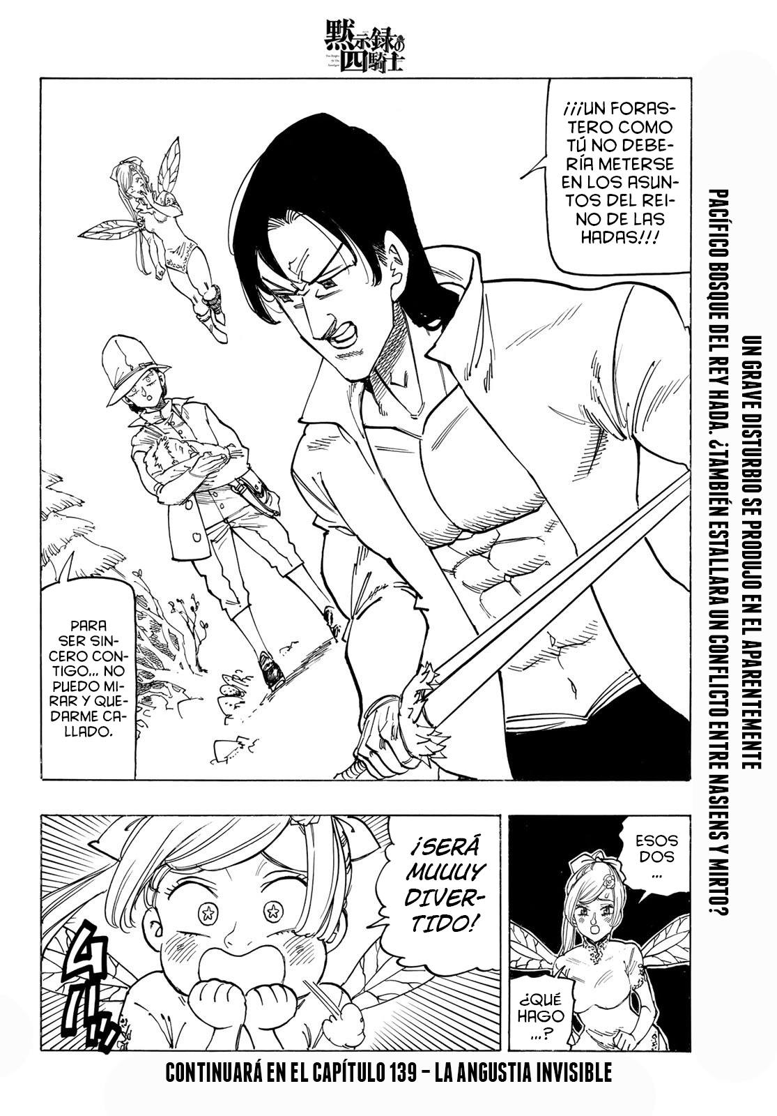 Mokushiroku no Yonkishi Capitulo 138: Nasiens en el bosque del rey de las hadas página 21