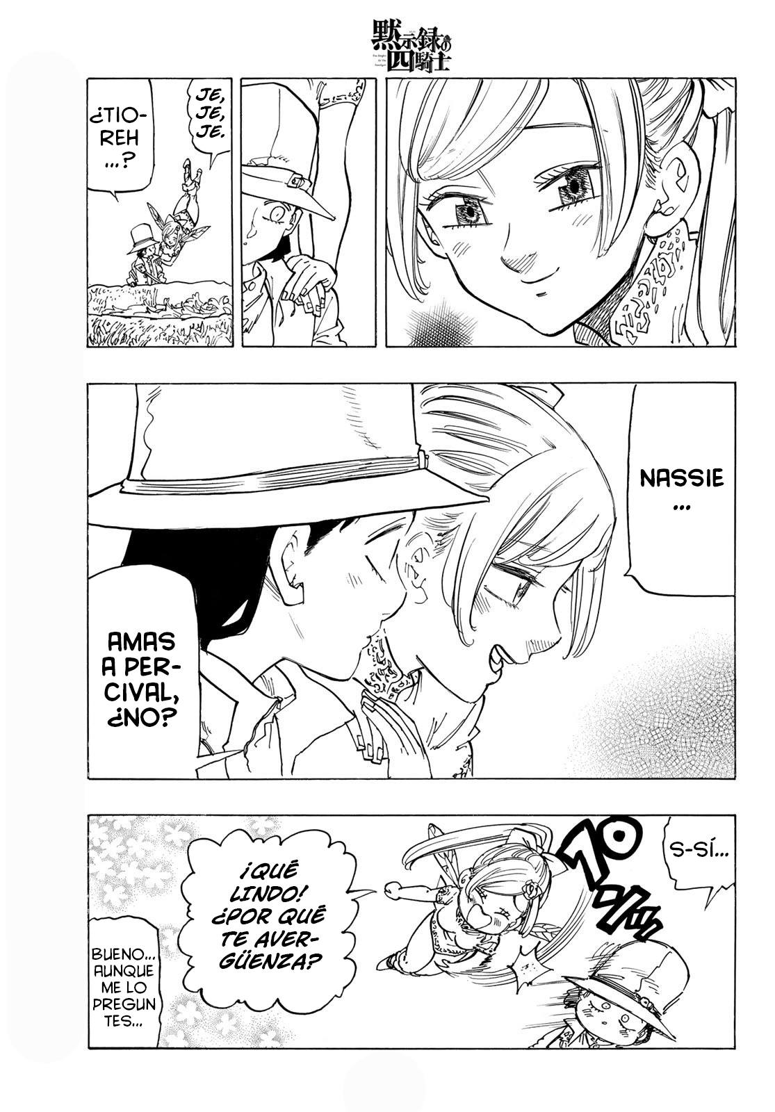 Mokushiroku no Yonkishi Capitulo 138: Nasiens en el bosque del rey de las hadas página 8