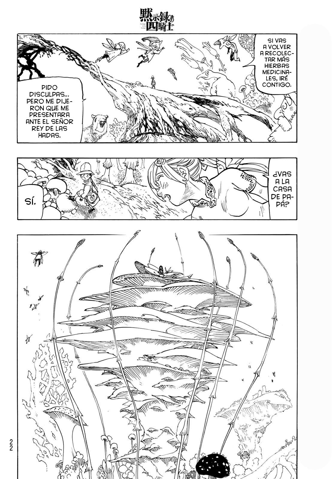 Mokushiroku no Yonkishi Capitulo 138: Nasiens en el bosque del rey de las hadas página 9