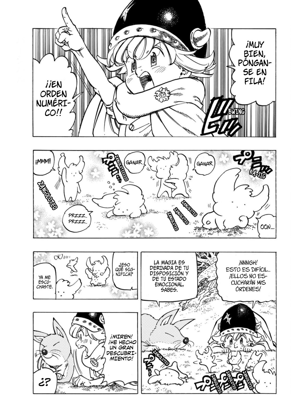 Mokushiroku no Yonkishi Capitulo 14: La chica solitaria página 8