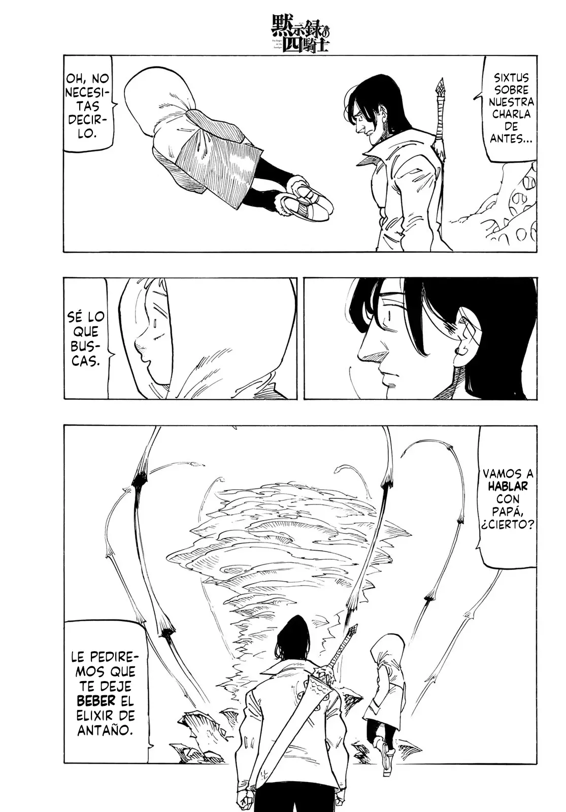 Mokushiroku no Yonkishi Capitulo 142: Un triste malentendido página 10