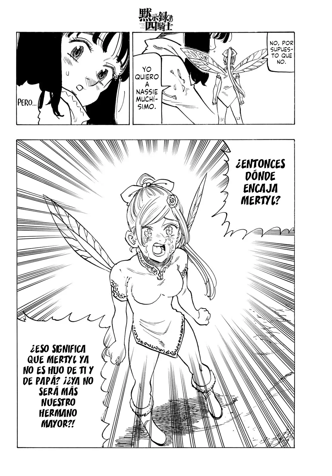 Mokushiroku no Yonkishi Capitulo 142: Un triste malentendido página 7