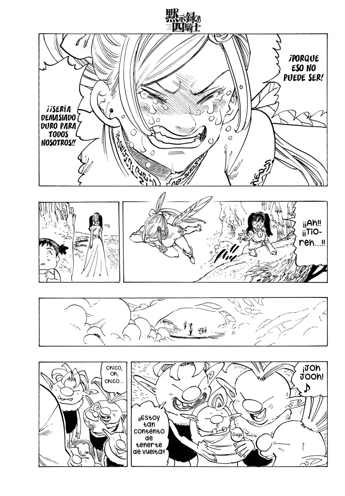 Mokushiroku no Yonkishi Capitulo 142: Un triste malentendido página 8