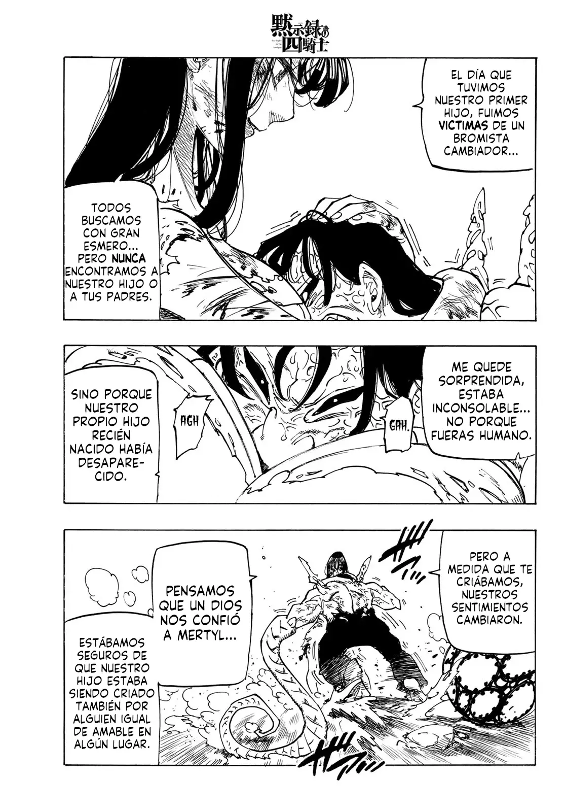Mokushiroku no Yonkishi Capitulo 146: El amor derrite maldiciones como el hielo página 16
