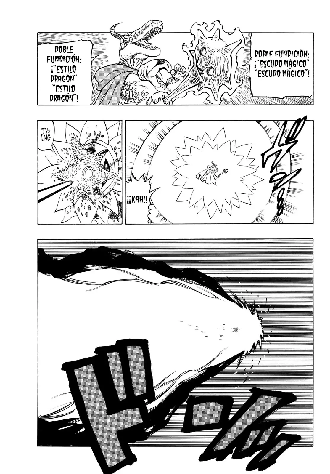 Mokushiroku no Yonkishi Capitulo 146: El amor derrite maldiciones como el hielo página 4