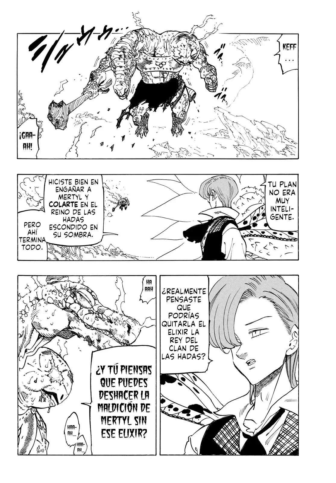 Mokushiroku no Yonkishi Capitulo 146: El amor derrite maldiciones como el hielo página 5