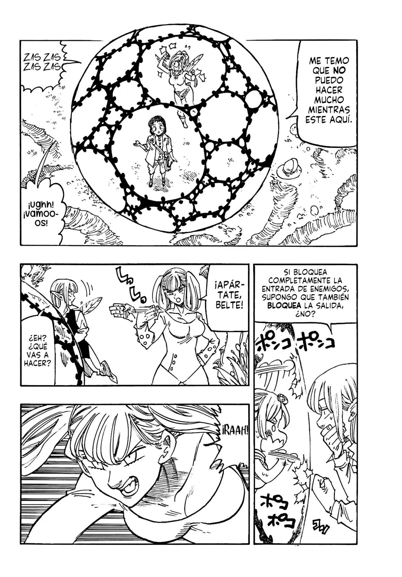Mokushiroku no Yonkishi Capitulo 147: La diferencia de poder página 7
