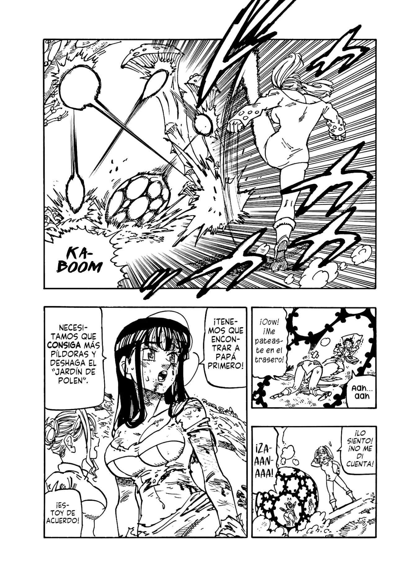 Mokushiroku no Yonkishi Capitulo 147: La diferencia de poder página 8
